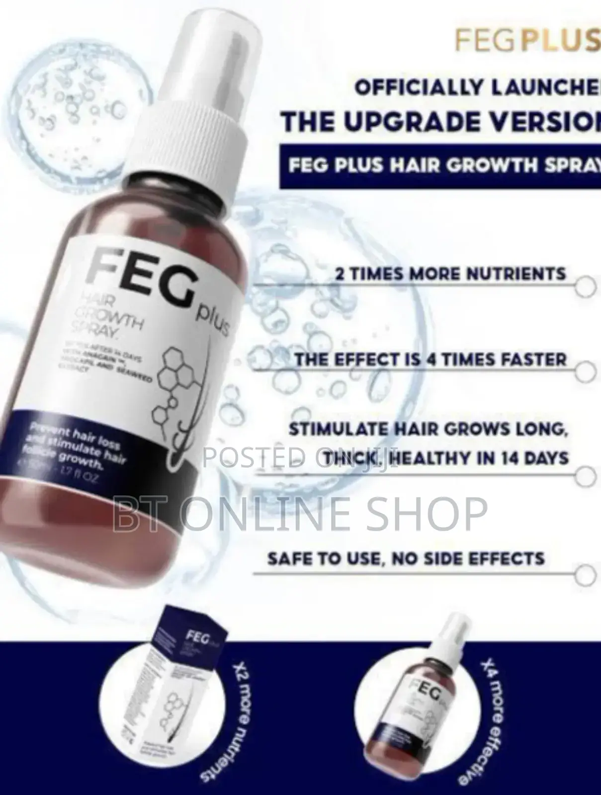 Feg Plus Hair Growth Spray