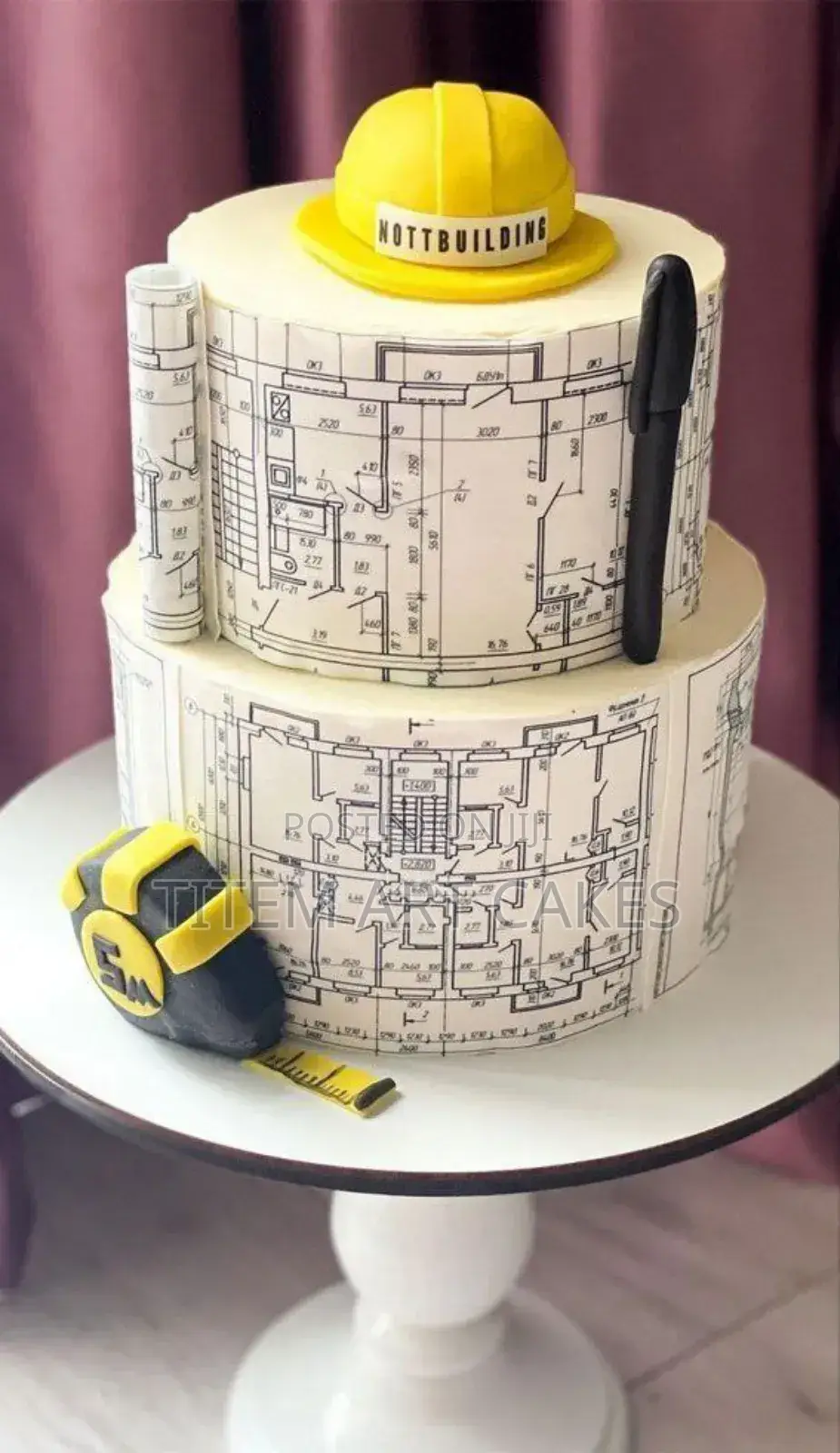 Graduation Cake Dor Architect 2 Tire