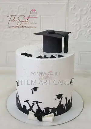 Photo - Sipmle Graduation Cake