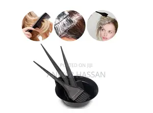 Photo - Salon Hair Coloring Dyeing Kit Dye Brush Comb/Brush/Bowl