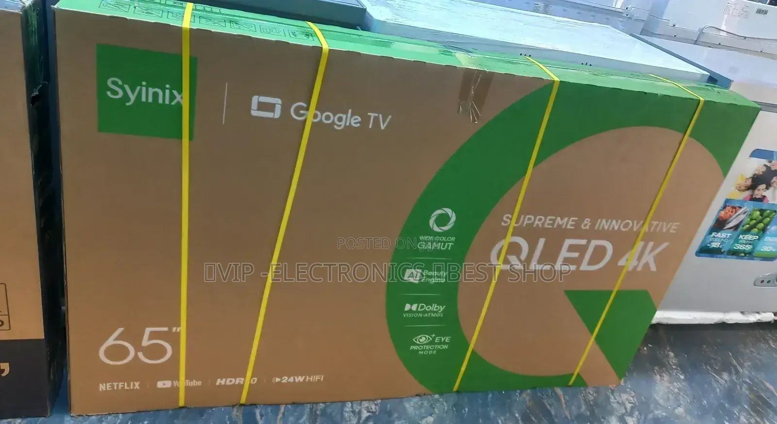 Syinix 65 Inch Smart Uhd Qled Nwe 2025 Tv