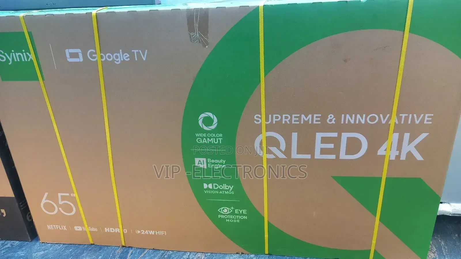 Syinix 65 Inch Smart Uhd Qled Nwe 2025 Tv