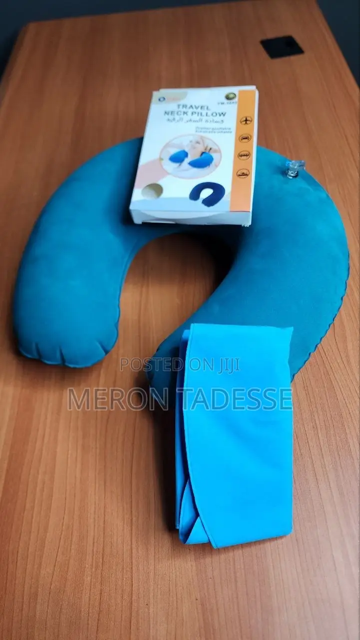 የሚነፋ የጉዞ የአንገት ትራስ ከፋይ Inflatable Neck Pillow