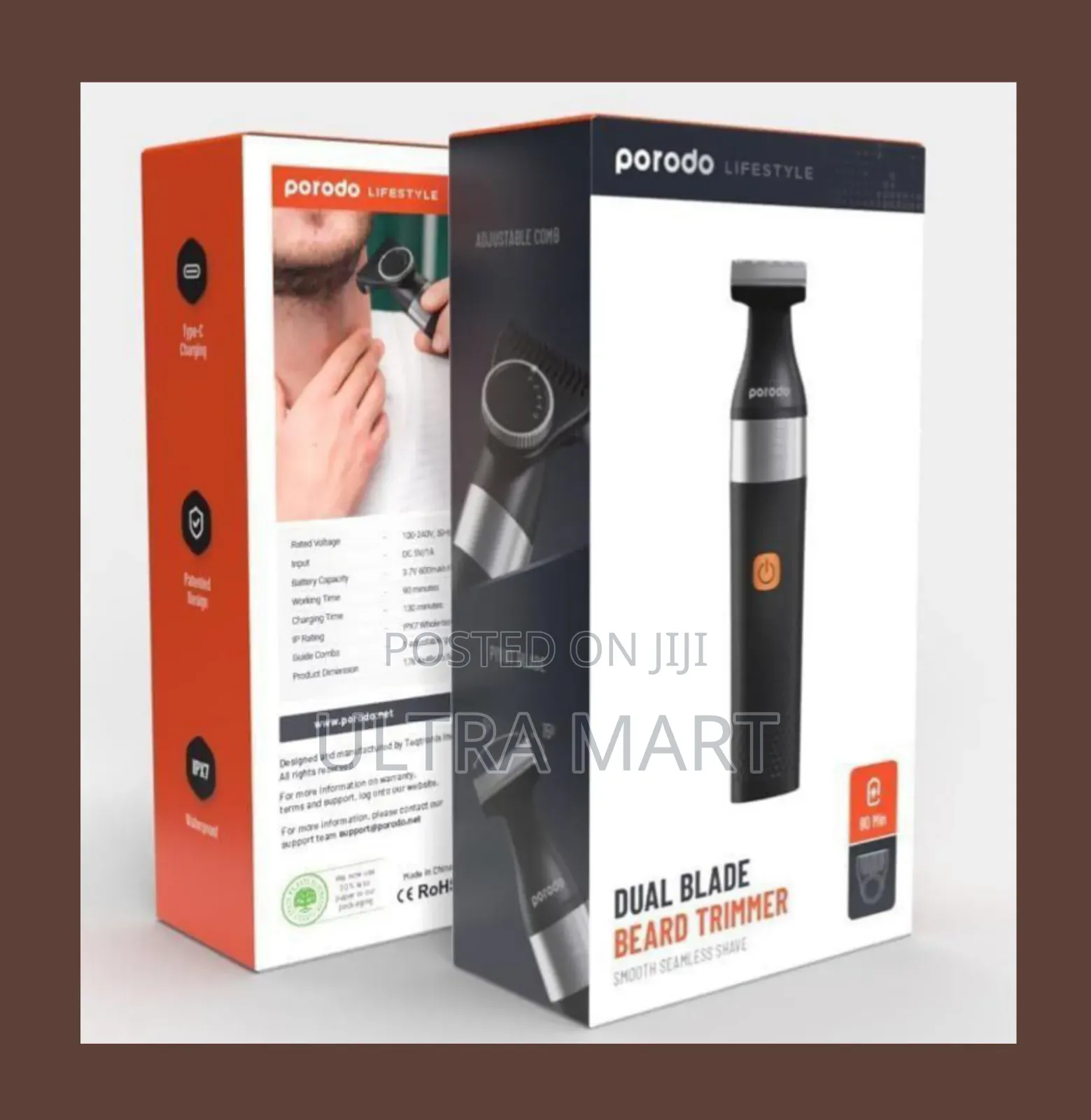 Porodo Dual Blade Beard Trimmer