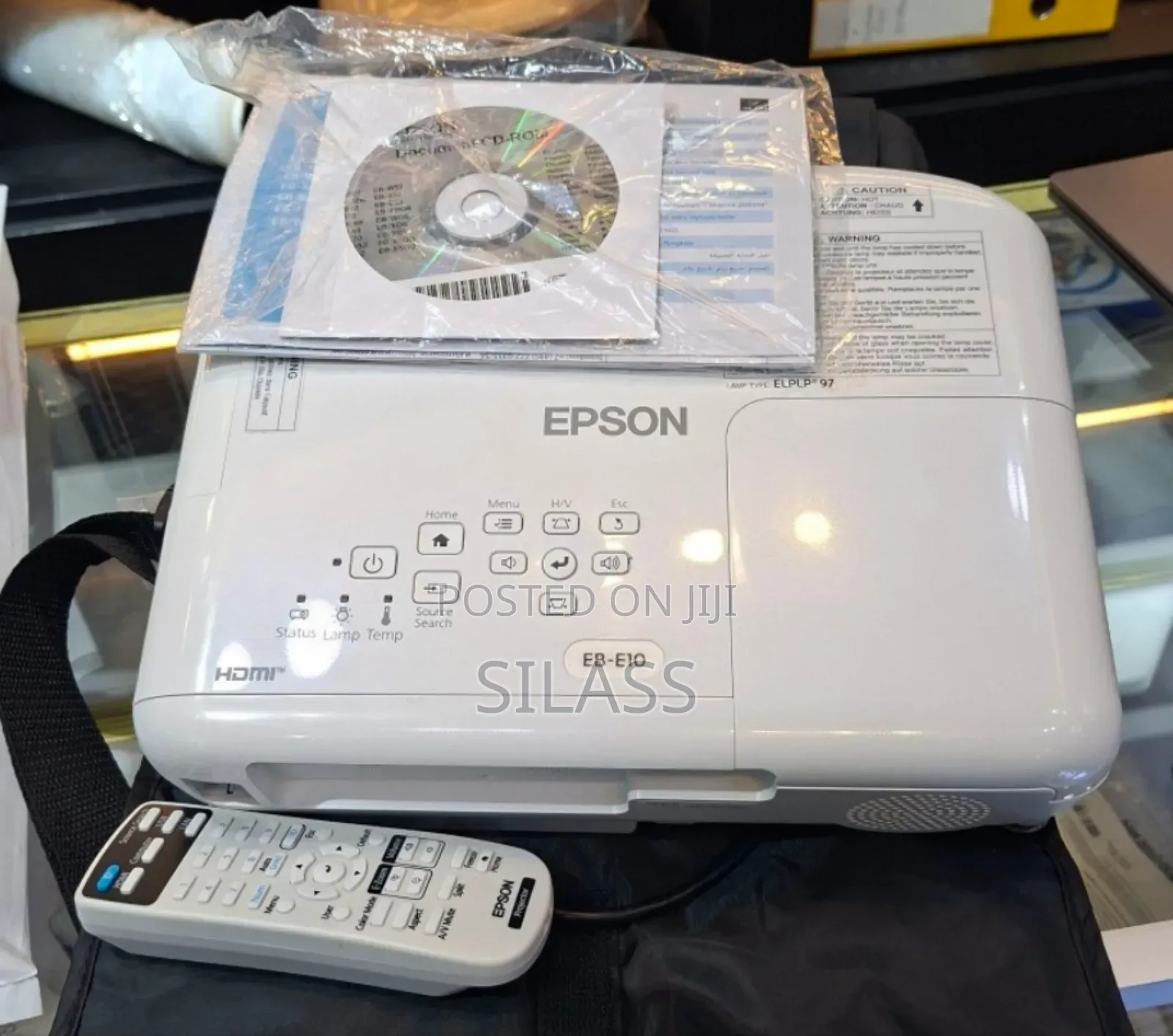Brand New Epson Projector With Bag , Remote Model N