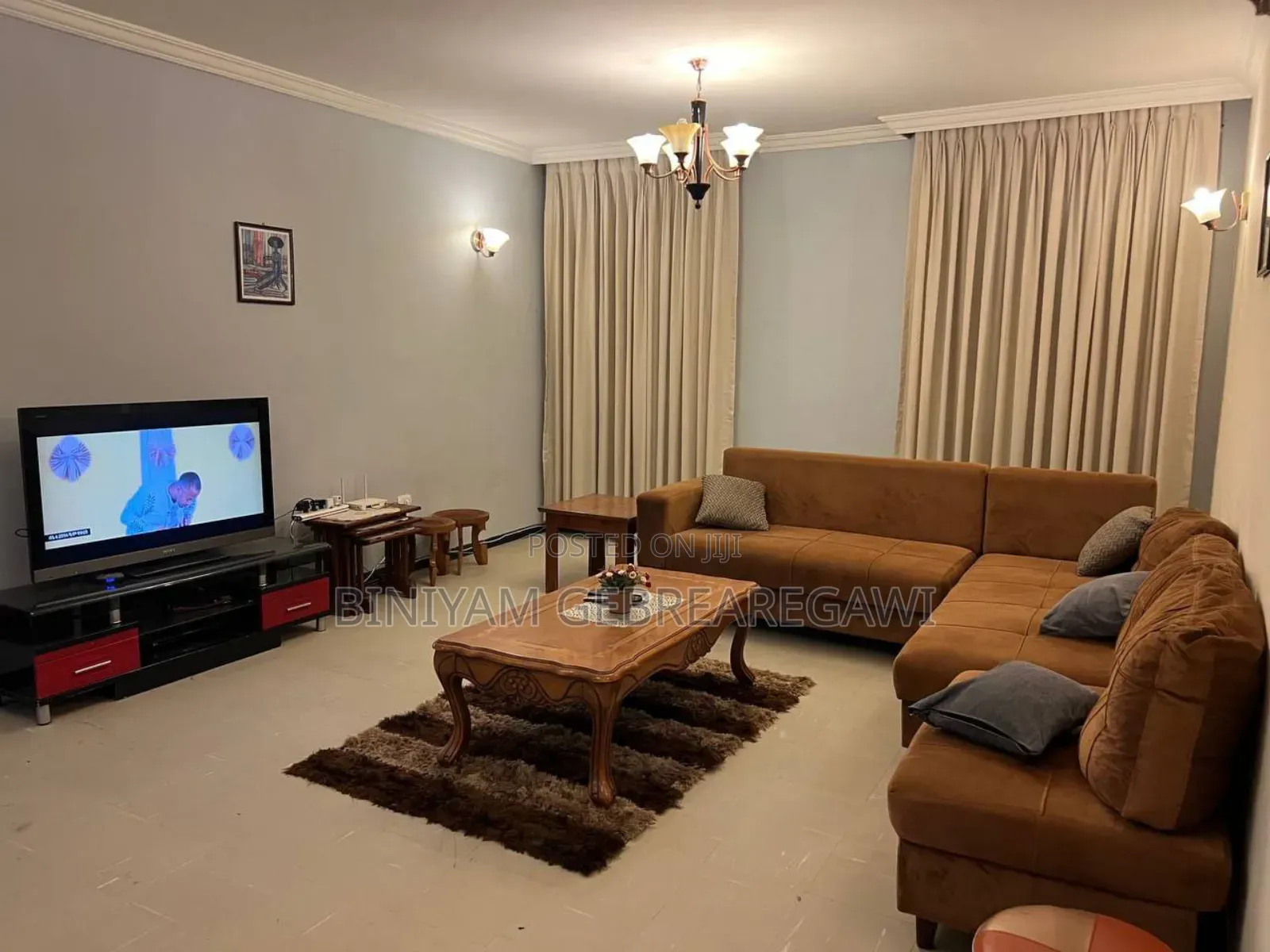 Furnished 5bdrm House in G+1, Yeka for rent