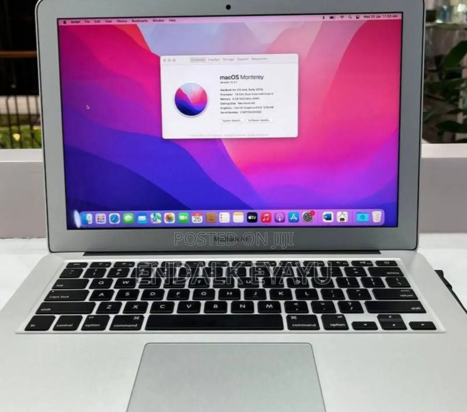 New Laptop Apple MacBook Air 2017 8GB Intel Core I7 SSD 256GB
