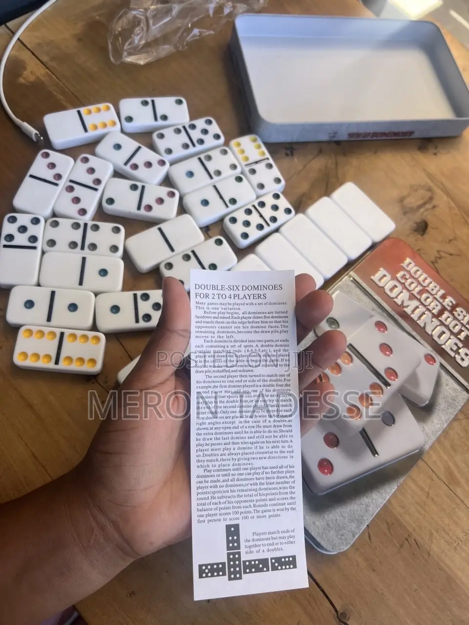 ፕሮፌሽናል ሴራሚክ ዶሚኖስ መጫወቻ | የቦርድ ጨዋታ Ceramic Dominoes