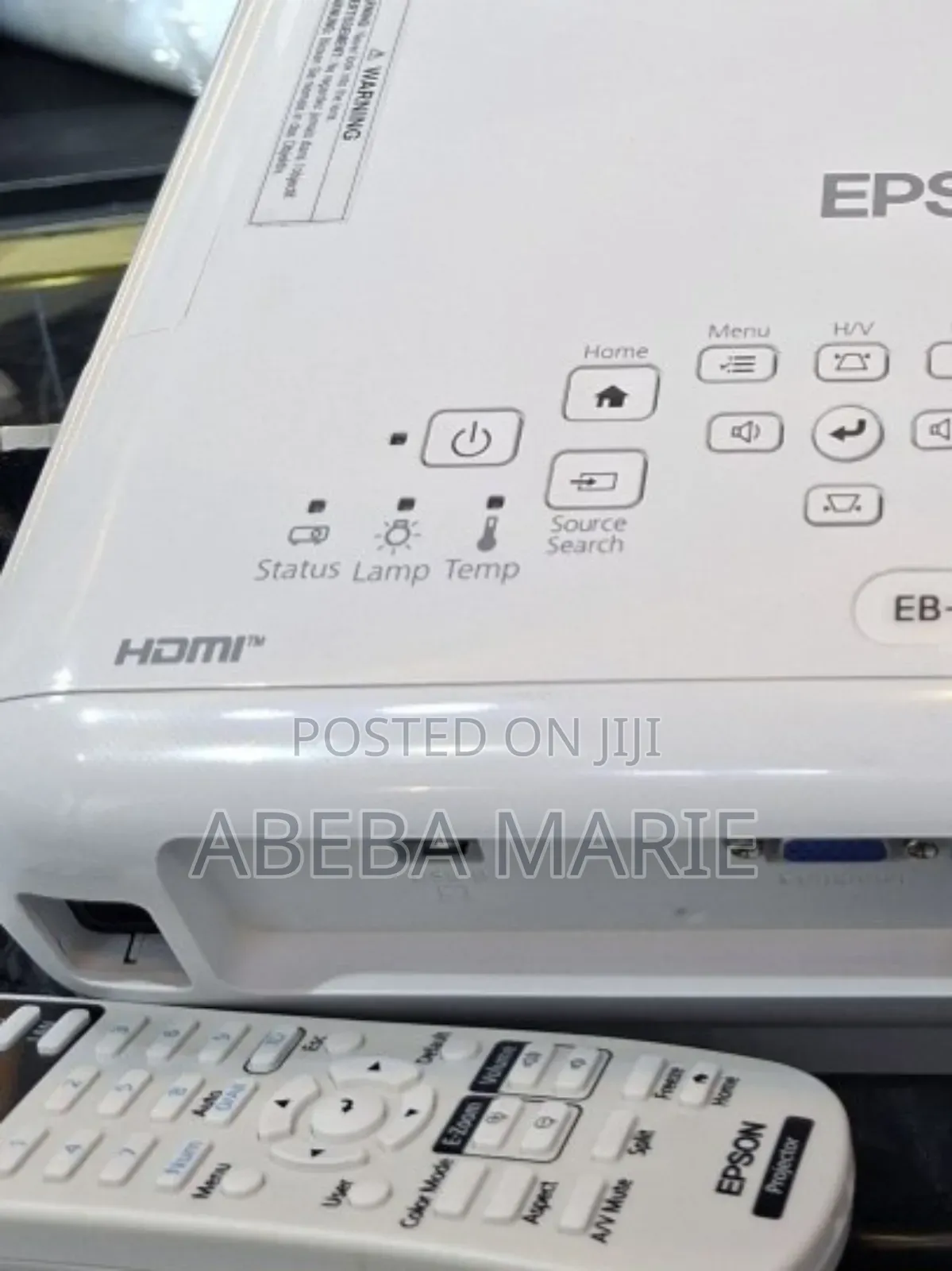 Brand New Epson Projector With Bag , Remote Model