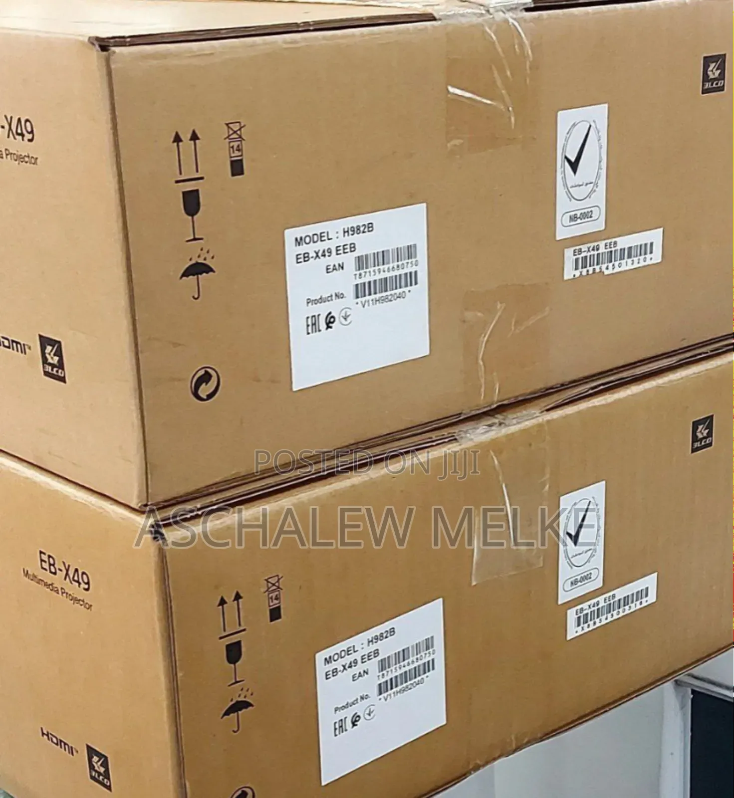 Brand New Epson Projector
With Cartoon 
Model Name: Eb -