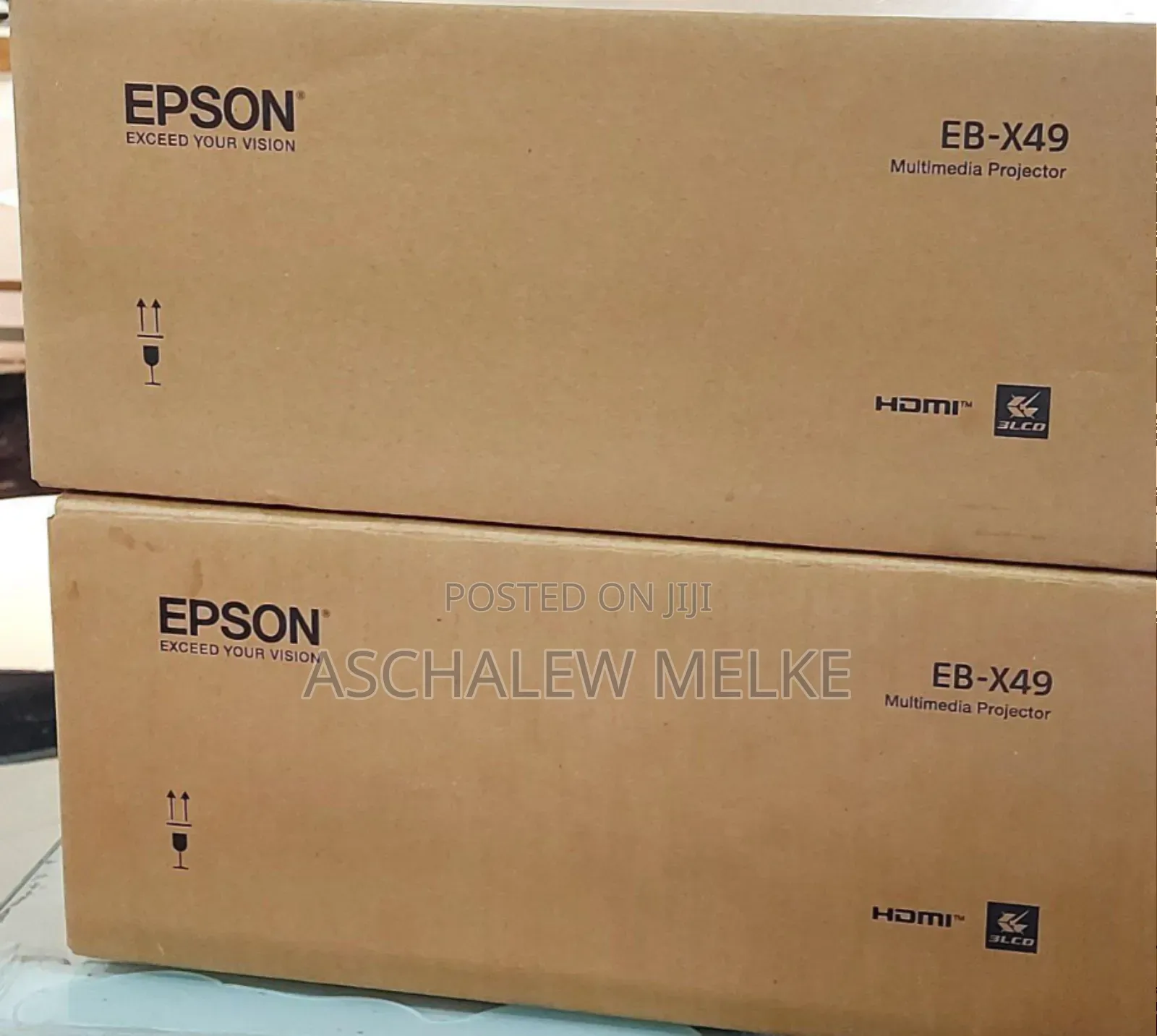 Brand New Epson Projector
With Cartoon 
Model Name: Eb -