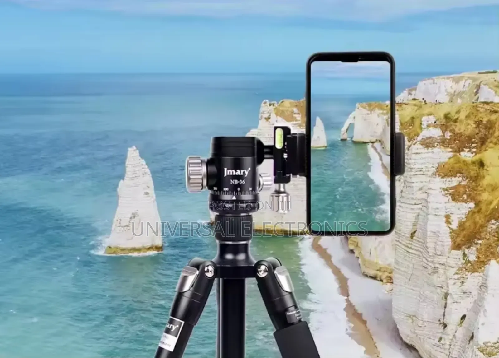 Tall Sturdy Camera Tripod With Smooth Panning Head