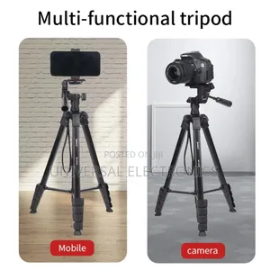Photo - Tall Sturdy Camera Tripod With Smooth Panning Head