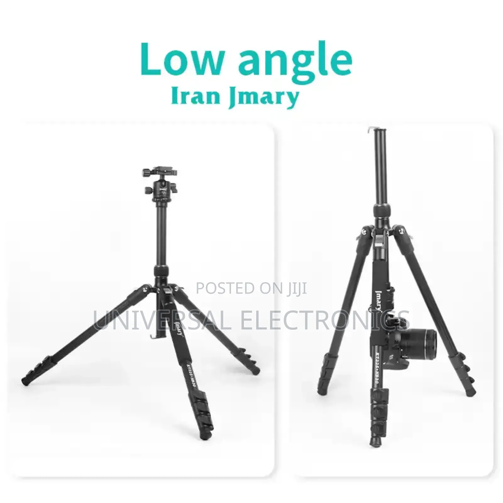Tall Sturdy Camera Tripod With Smooth Panning Head