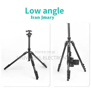 Tall Sturdy Camera Tripod With Smooth Panning Head