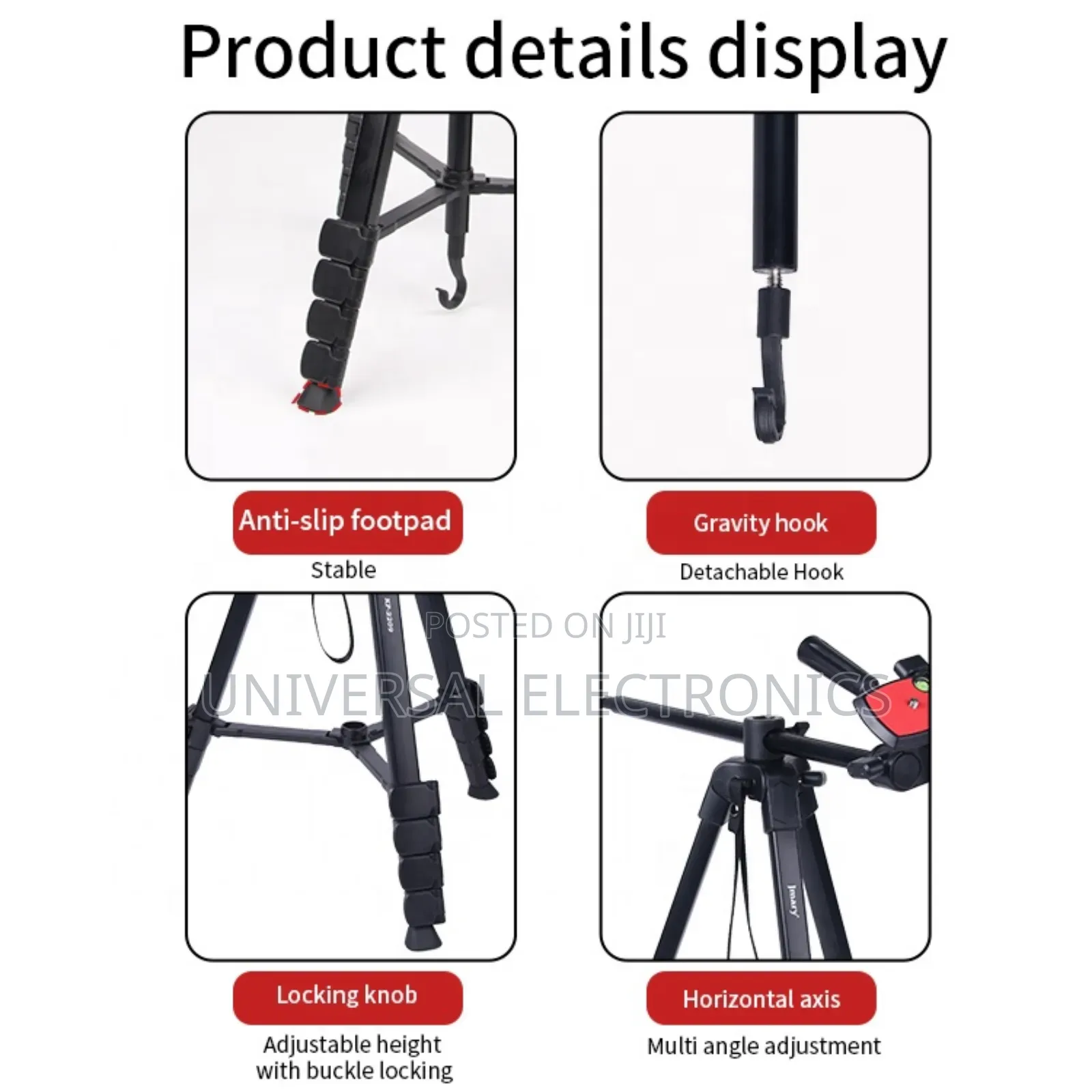 Hot 2-in-1 Tripod Monopod Set – Perfect for DSLR Mobile