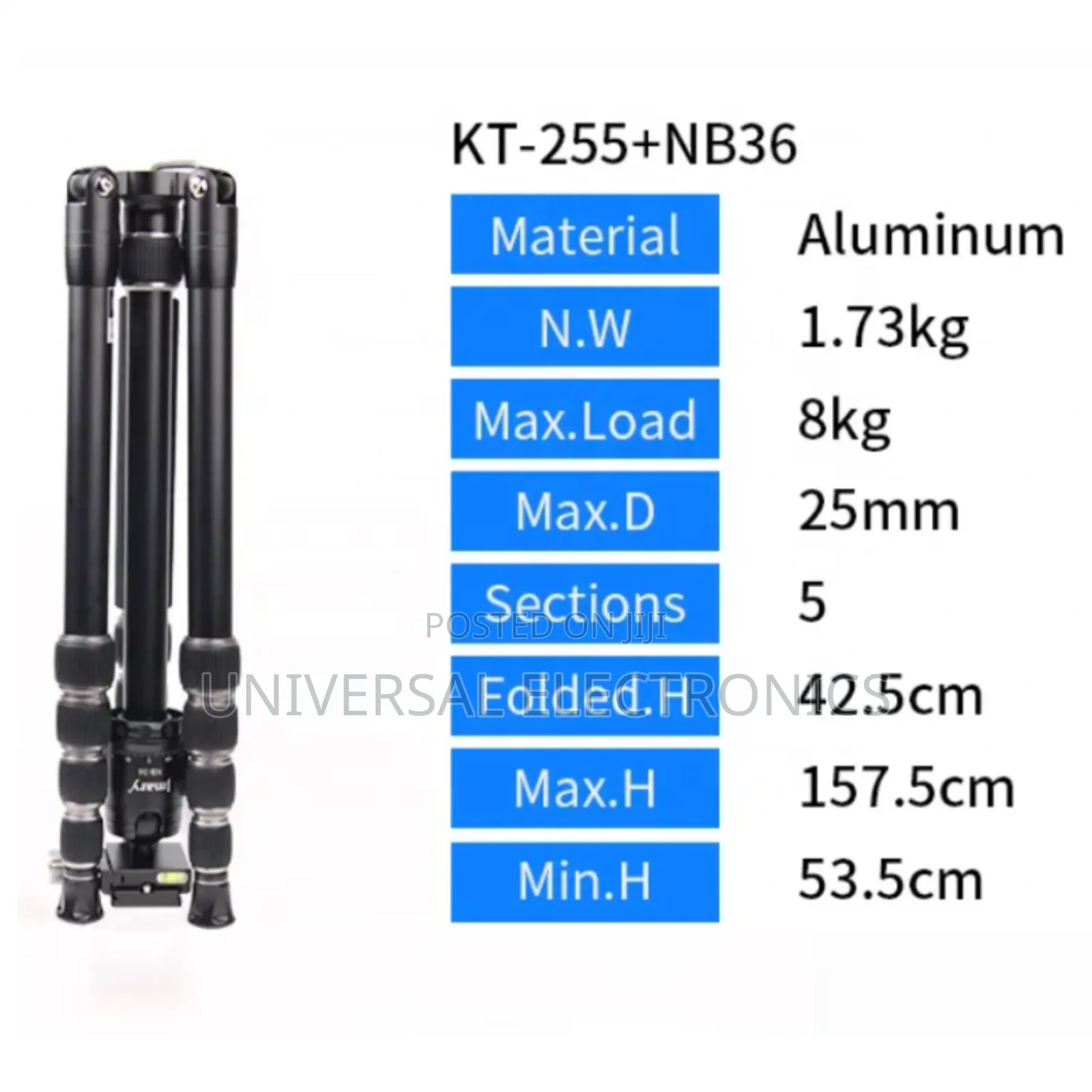 Hot 2-in-1 Tripod Monopod Set – Perfect for DSLR Mobile