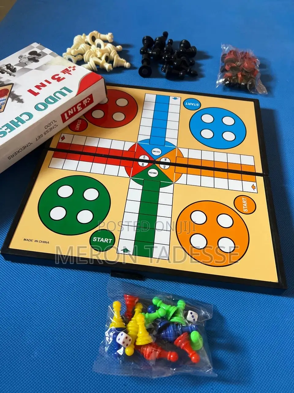 3in1 Ludo + Chess + Checkers 3በ1 ጨዋታ ቼስ + ዳማ + ሉዶ Price