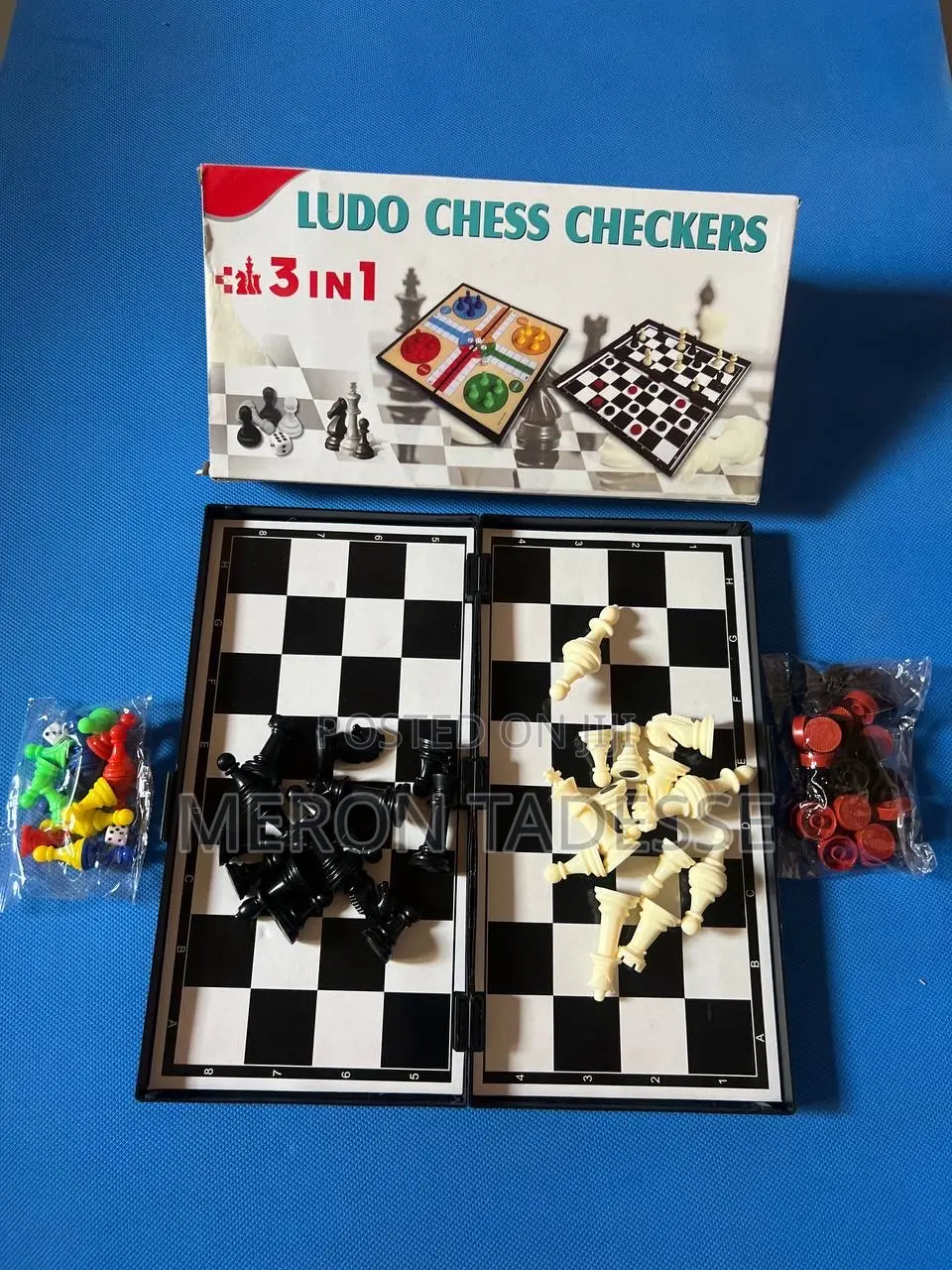3in1 Ludo + Chess + Checkers 3በ1 ጨዋታ ቼስ + ዳማ + ሉዶ Price