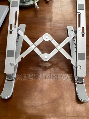 Photo - የብረት የላፕቶፕ ማስቀመጫ Steel Laptop Stand Price 1500 Call