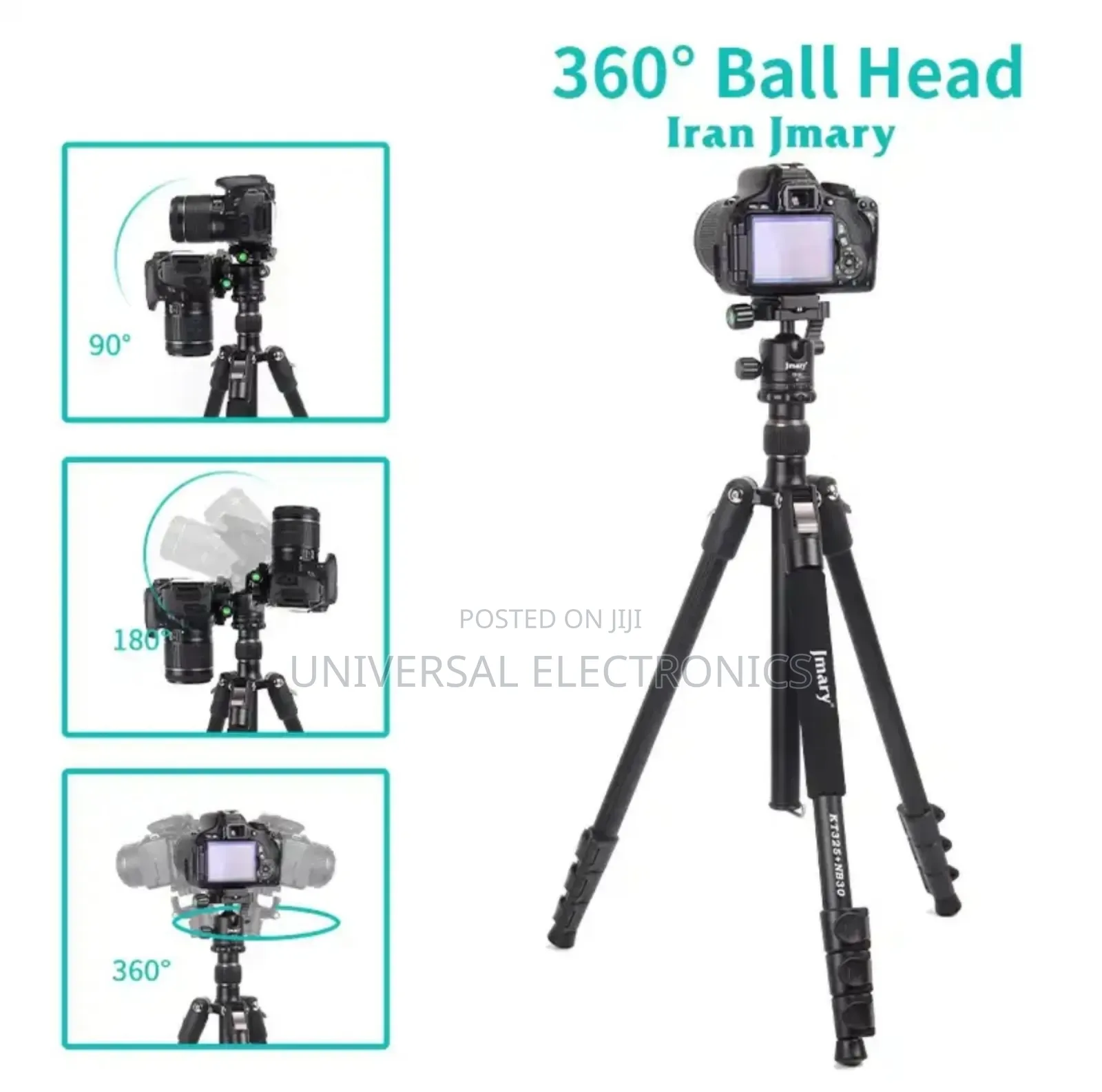 Professional Jmary Tripod Stand Forphotography Videography(Heavy Duty)