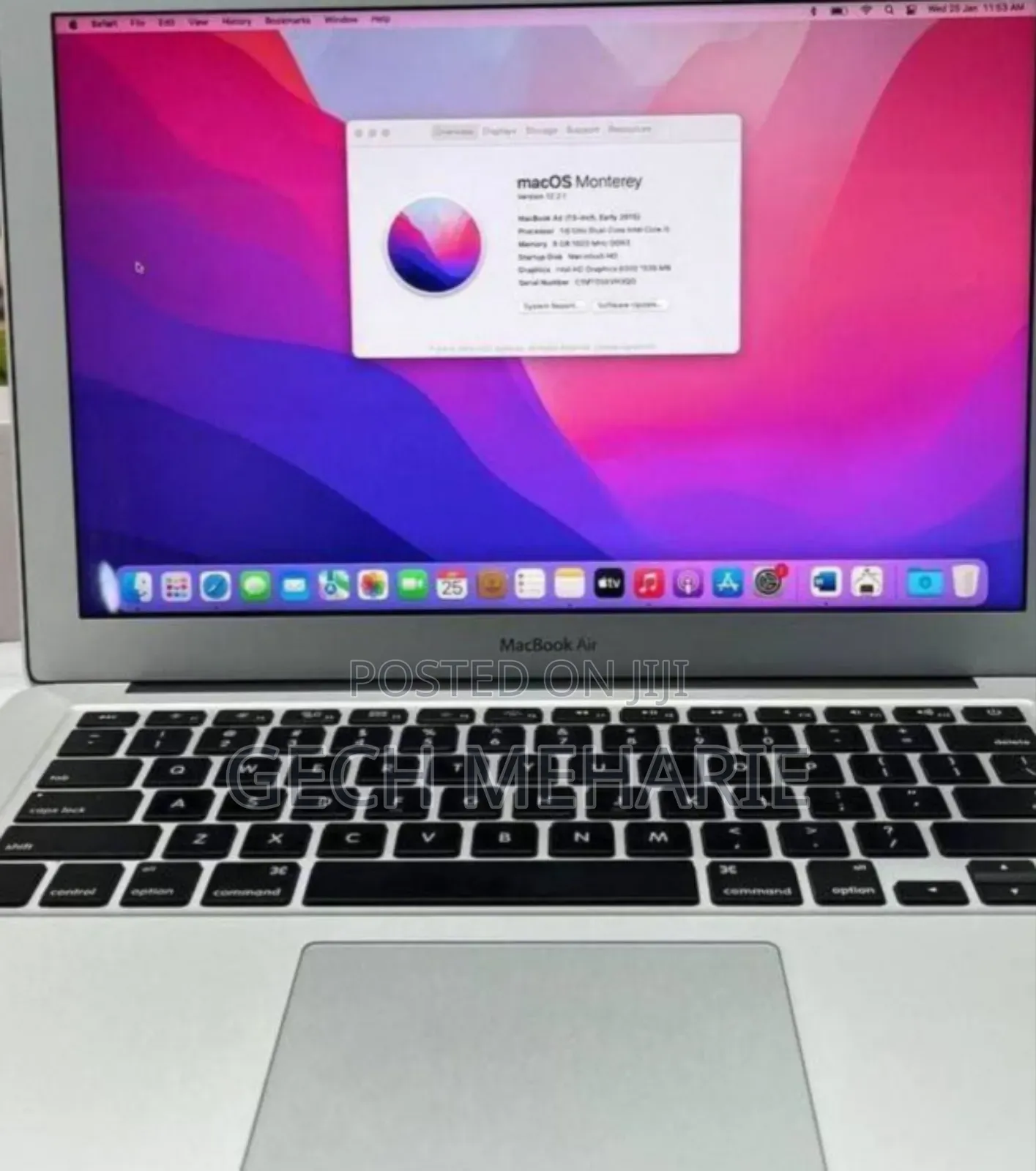 New Laptop Apple MacBook Air 2017 8GB Intel Core I7 SSD 256GB
