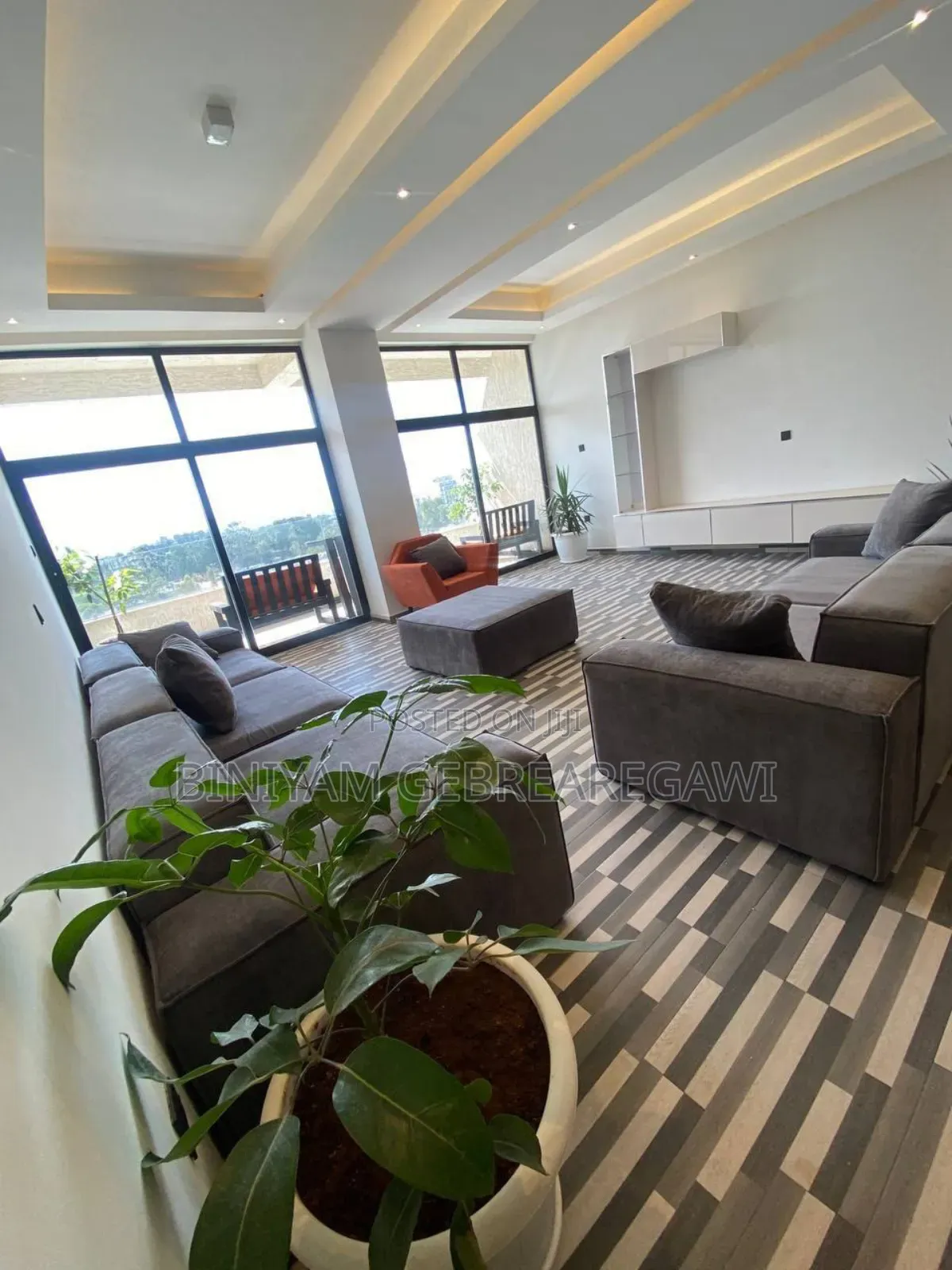 Furnished 5bdrm House in G+1, Yeka for rent