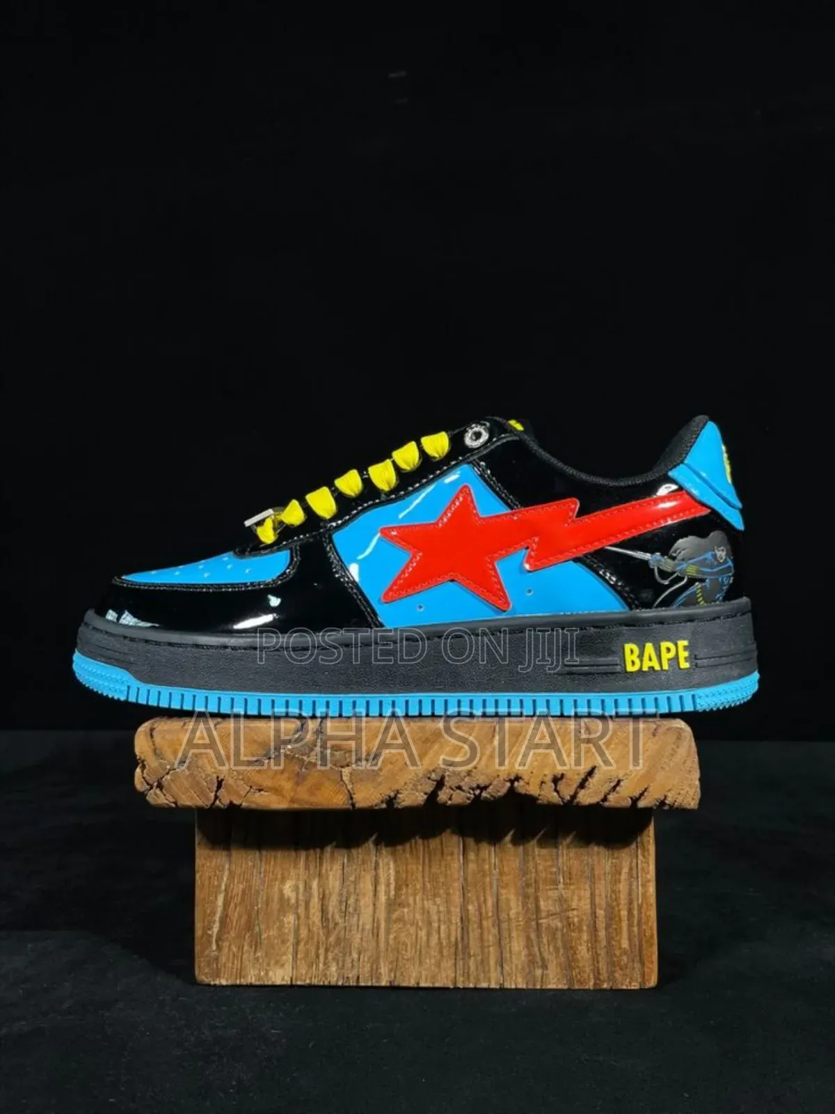 Bape Star Marvimel's Black Widow High Master Quality Sneaker