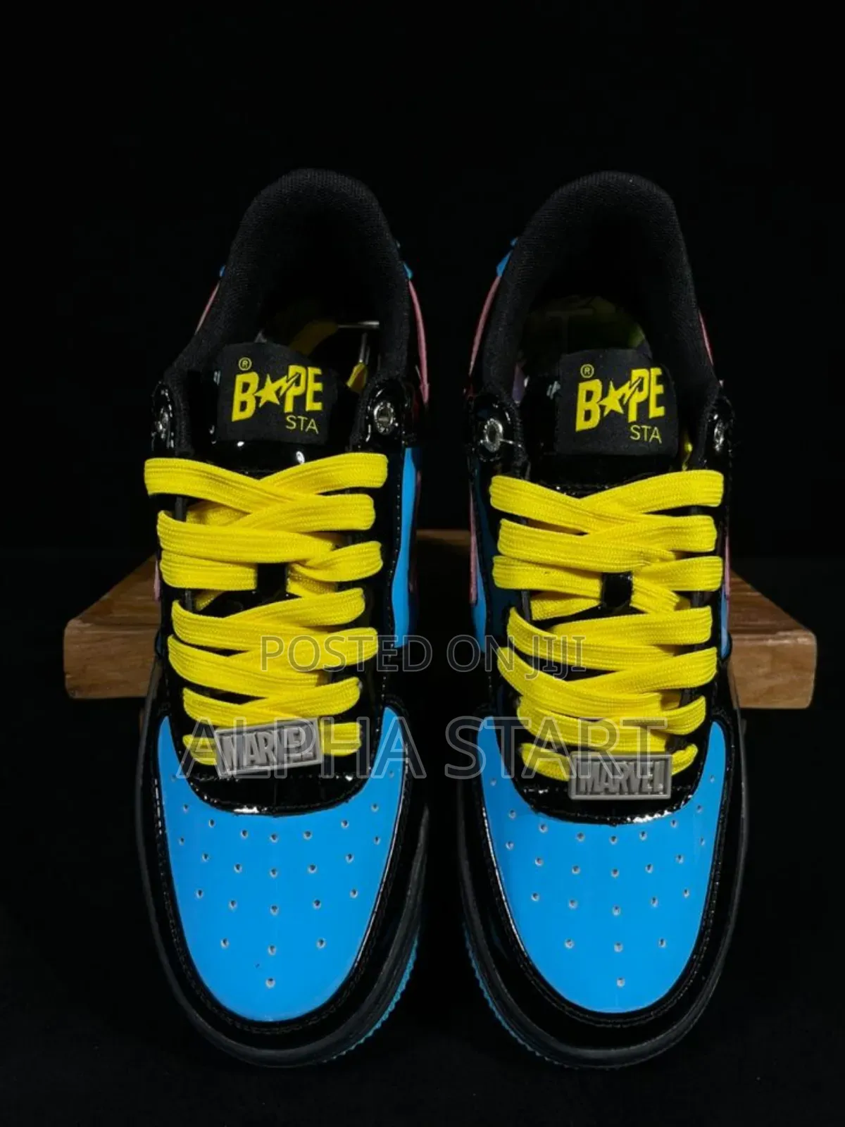 Bape Star Marvimel's Black Widow High Master Quality Sneaker