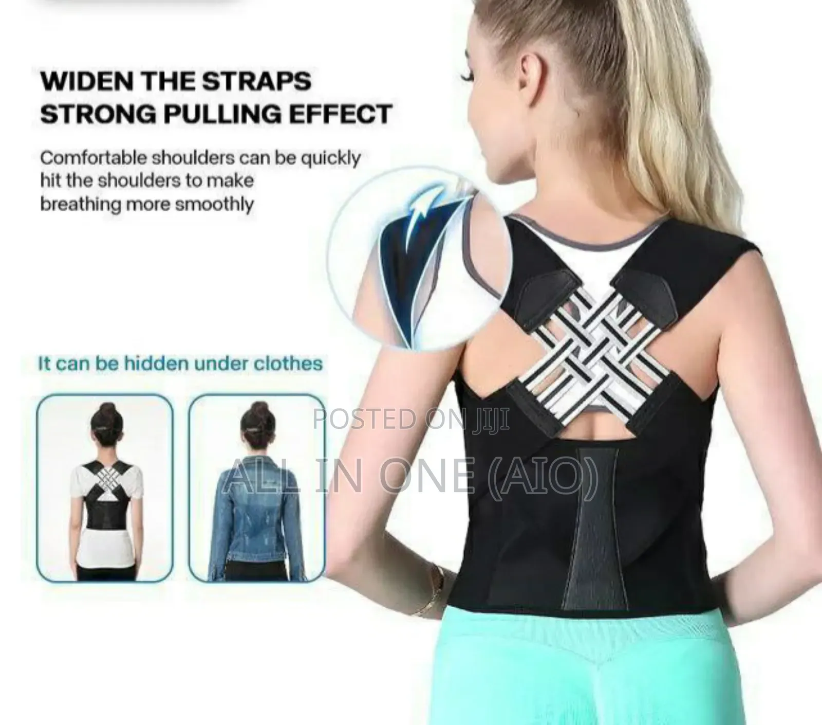 Adjustable Back Posture Corrector Belt