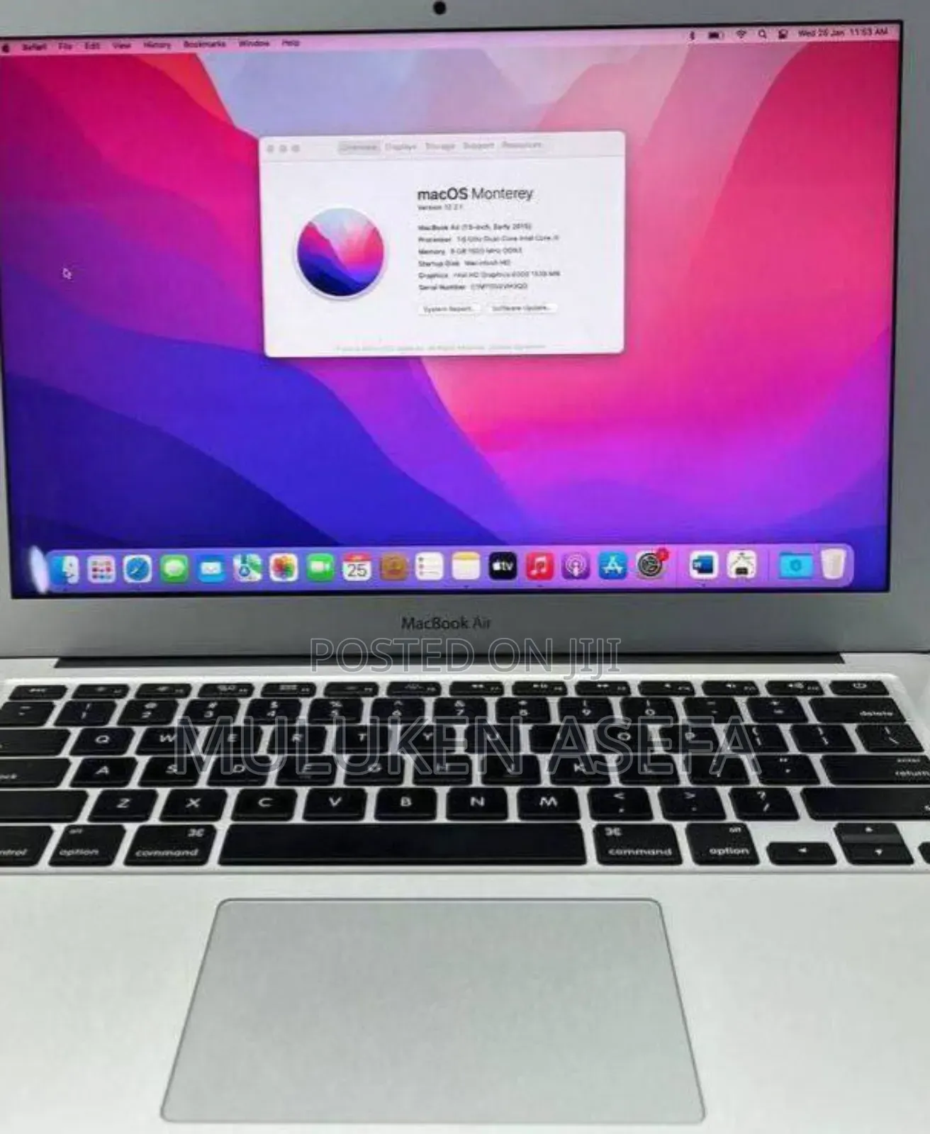 New Laptop Apple MacBook 8GB Intel Core I7 SSD 256GB