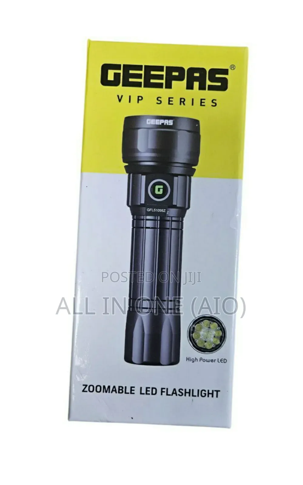Geepas Zoomable Led Flashlight