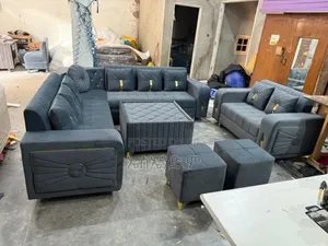 Big Size L Shaped Sofa Design With Table