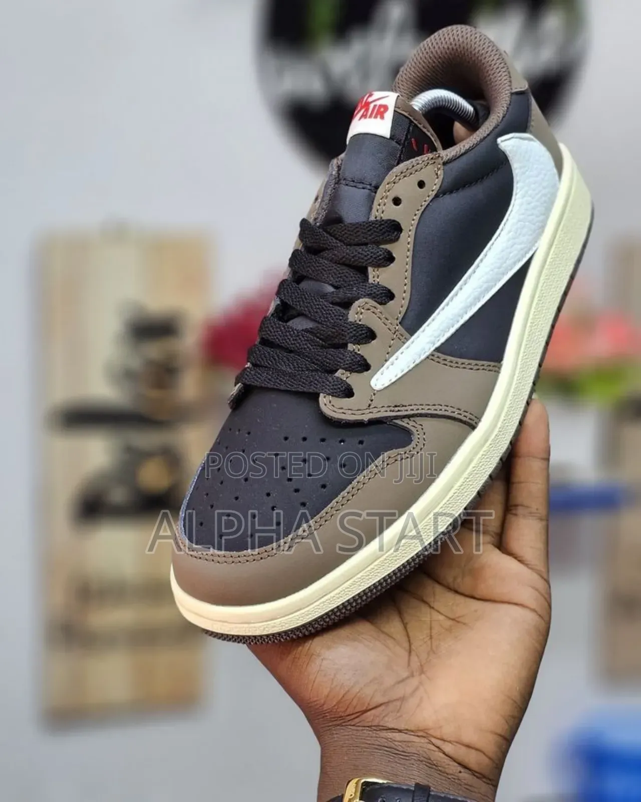 Jordan 1 Travis Scott Flat High Master Quality Shoes for You