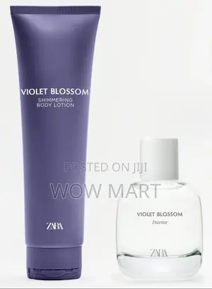 Zara's Violet Blossom Shimmering Body Lotion
