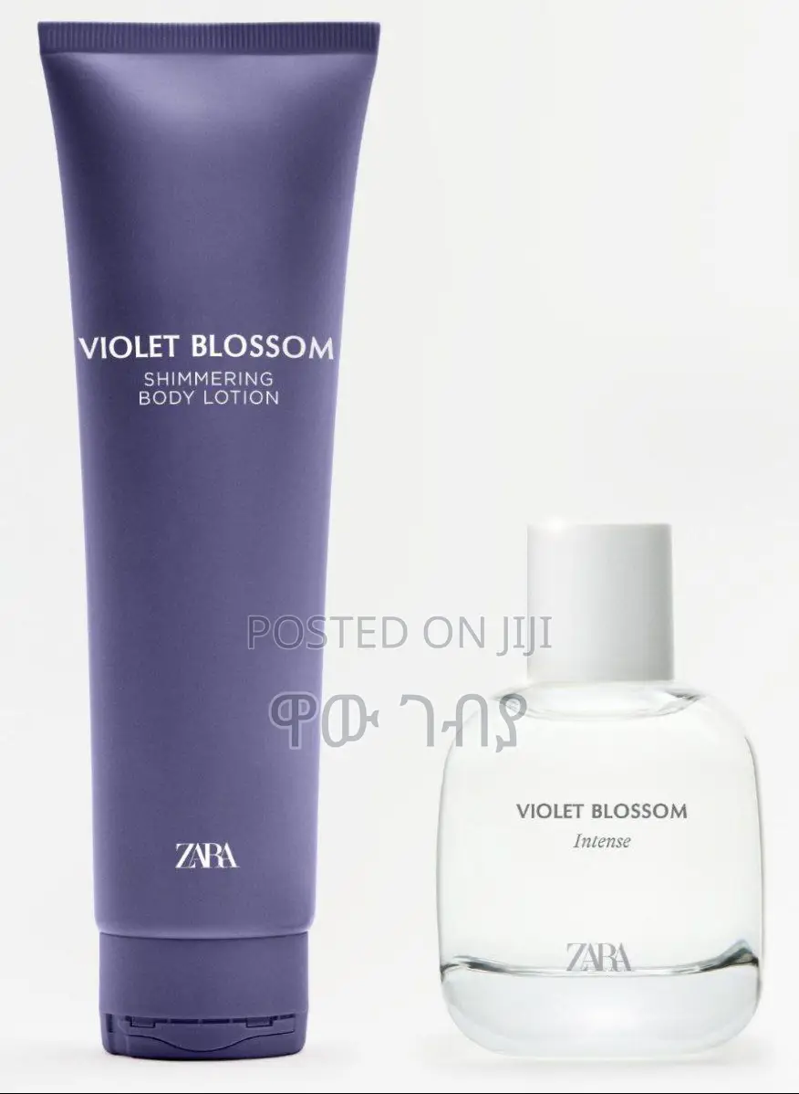 Zara's Violet Blossom Shimmering Body Lotion