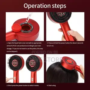 Red Light Electric Scalp Massager