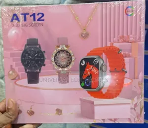 Waterproof Amoled Smart Watch(ከሁለት ተጨማሪ ሰአቶች ጋር)-Men Women