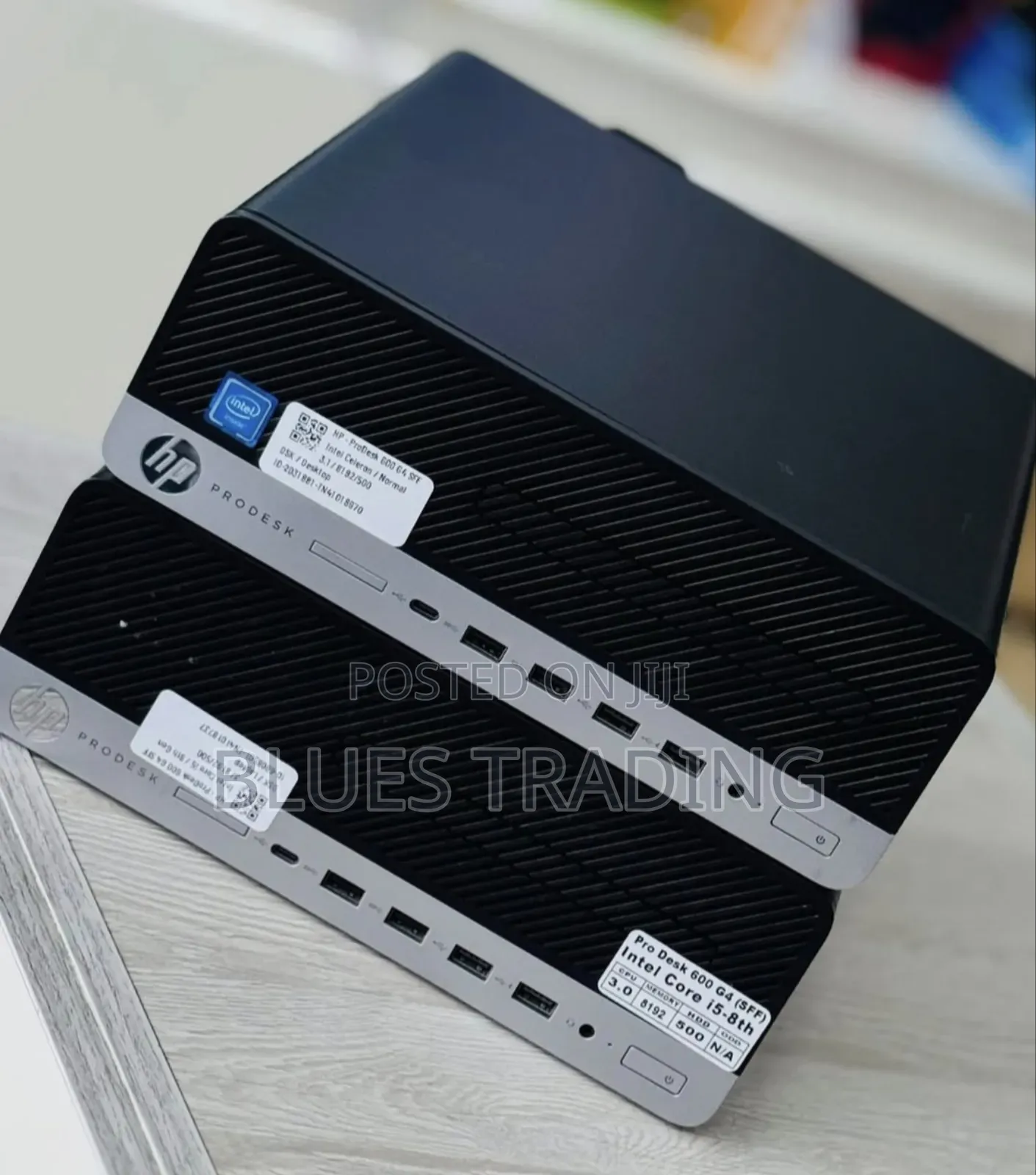 New Desktop Computer HP EliteDesk 800 G4 8GB Intel Core I7 HDD 500GB