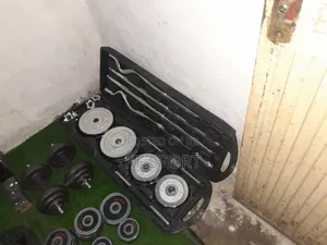 Photo - Adjustable Dumbbell Barbell and Kettlebell 3 in One