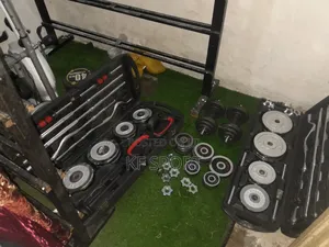 Adjustable Dumbbell Barbell and Kettlebell 3 in One