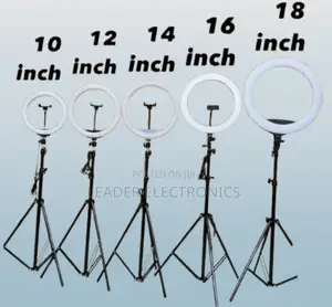 Ring Light በሁሉም አይነት ኢንች