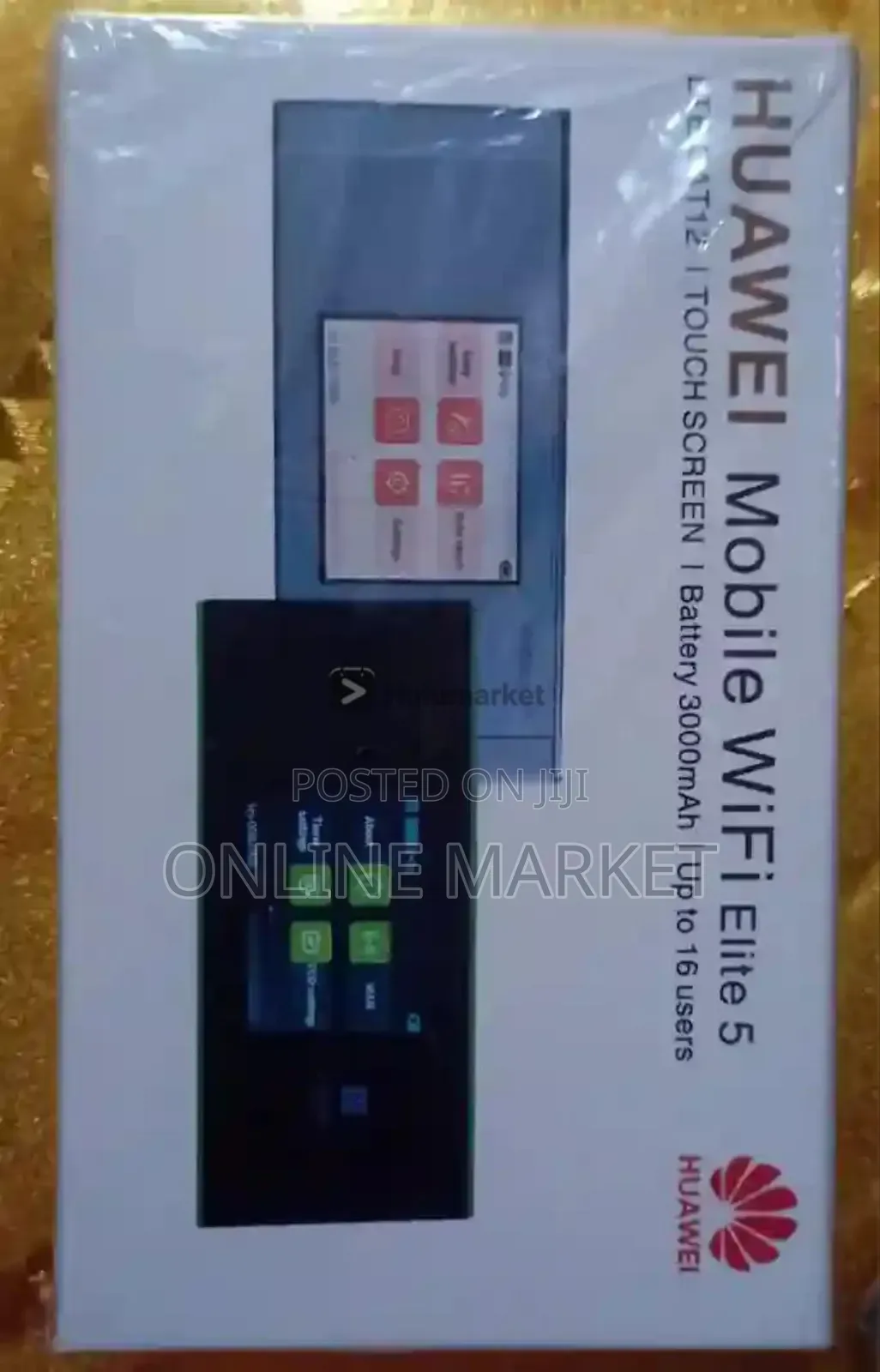 Wifi Modem ለአጠቃቀም ያመች ዘንድ ተች ስክሪን መመልከቻ የተደረገለት