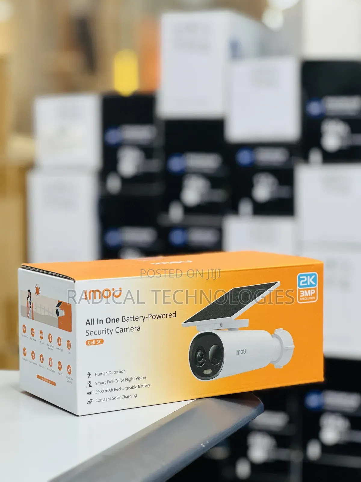 Imou Cell 3c ያለመብራት የሚሰራsecurity Camera