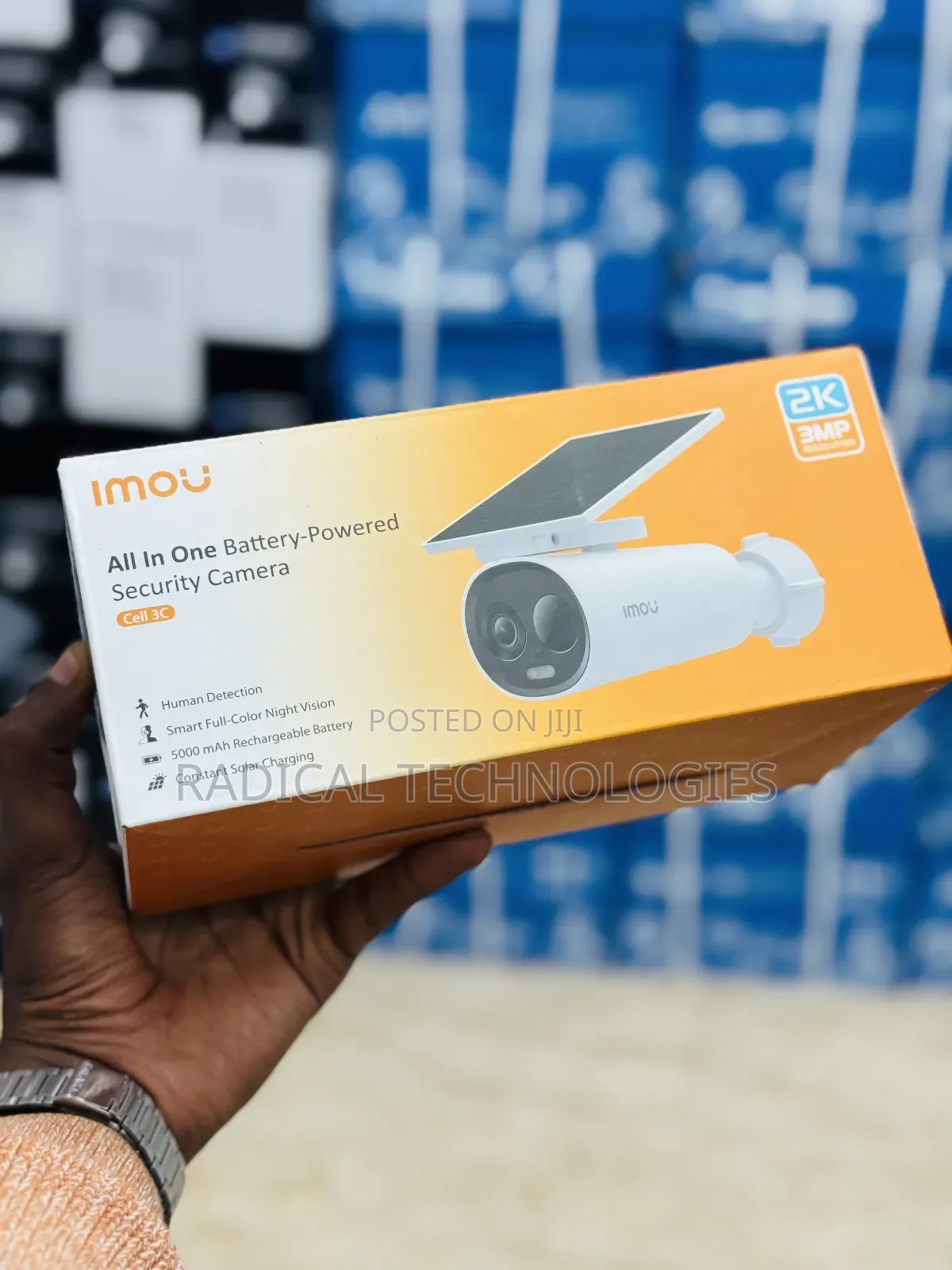 Imou Cell 3c ያለመብራት የሚሰራsecurity Camera