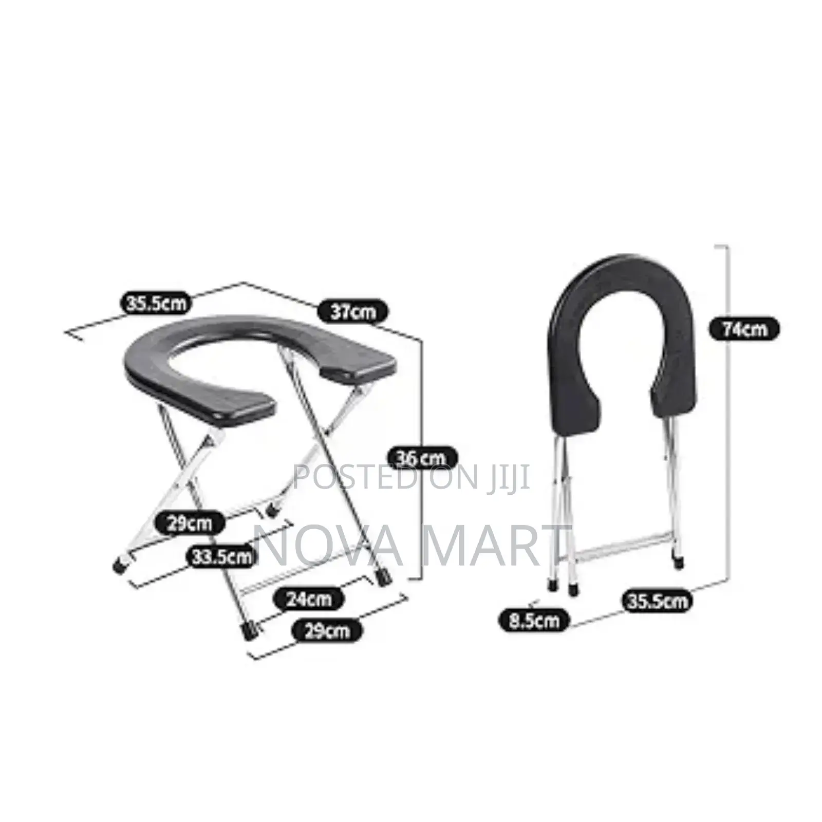 Foldable Commode Chair