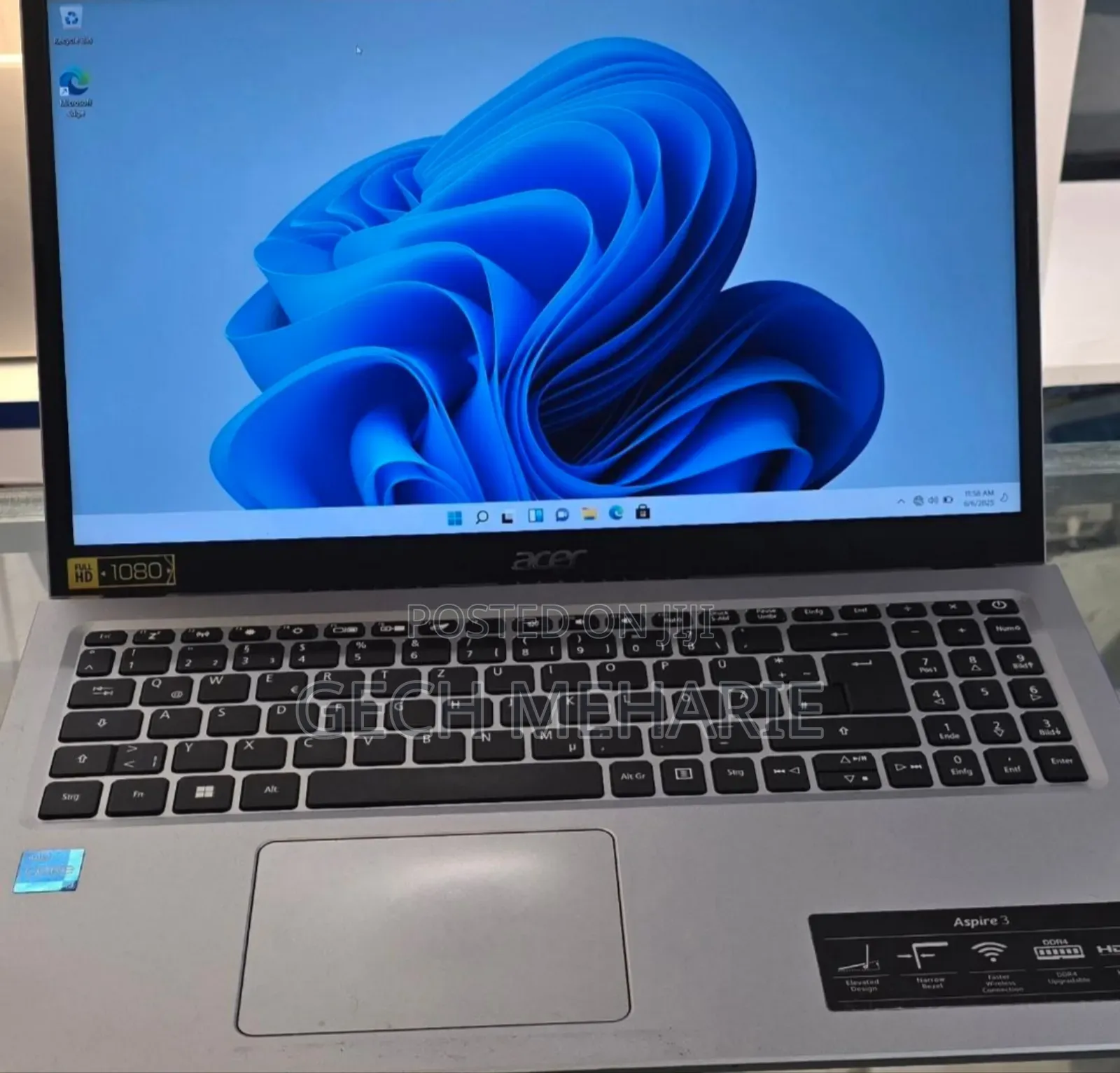 New Laptop Acer Aspire 3 8GB Intel Core I3 SSD 512GB