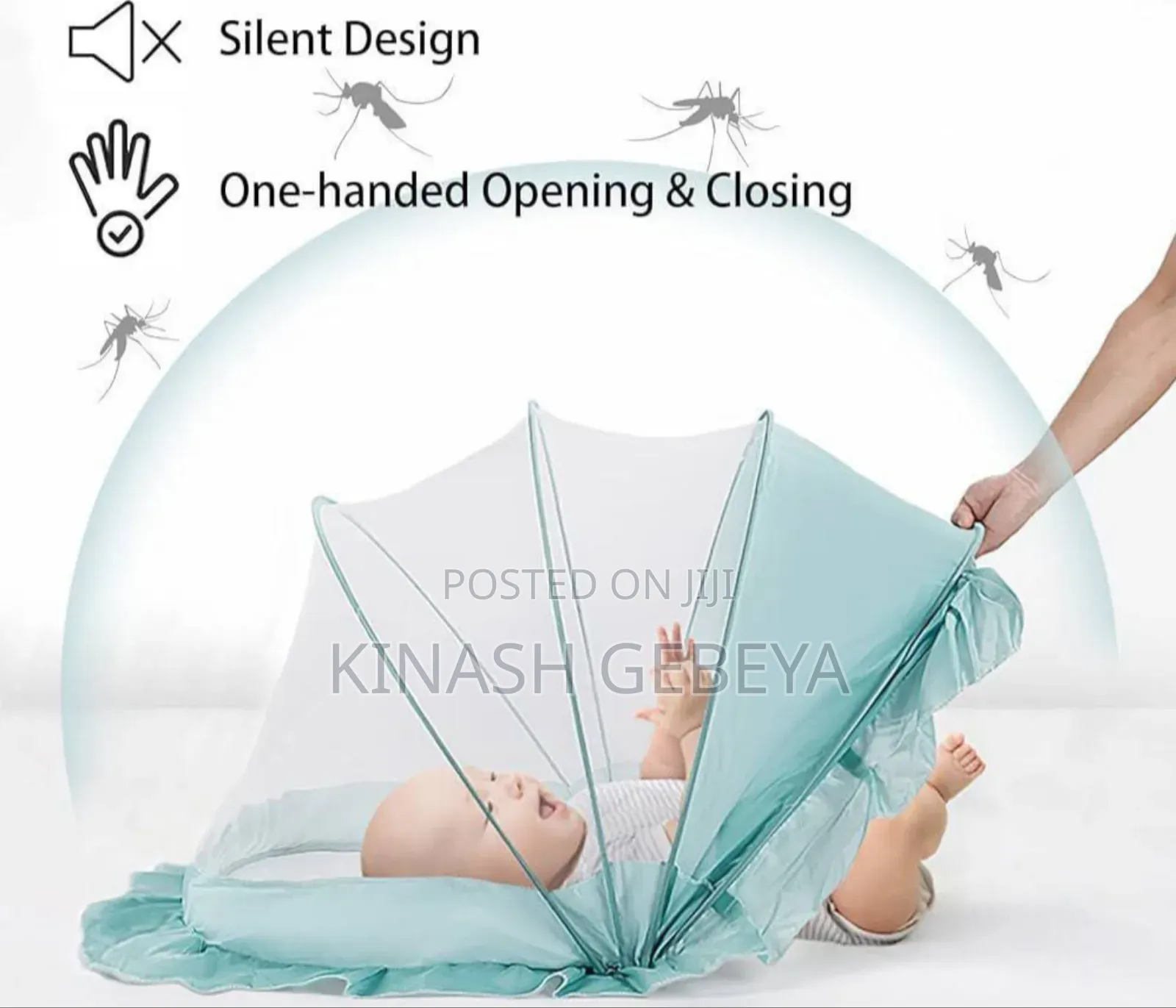 Portable Baby Mosquito Net(የህፃናት ቢንቢ መከላከያ)