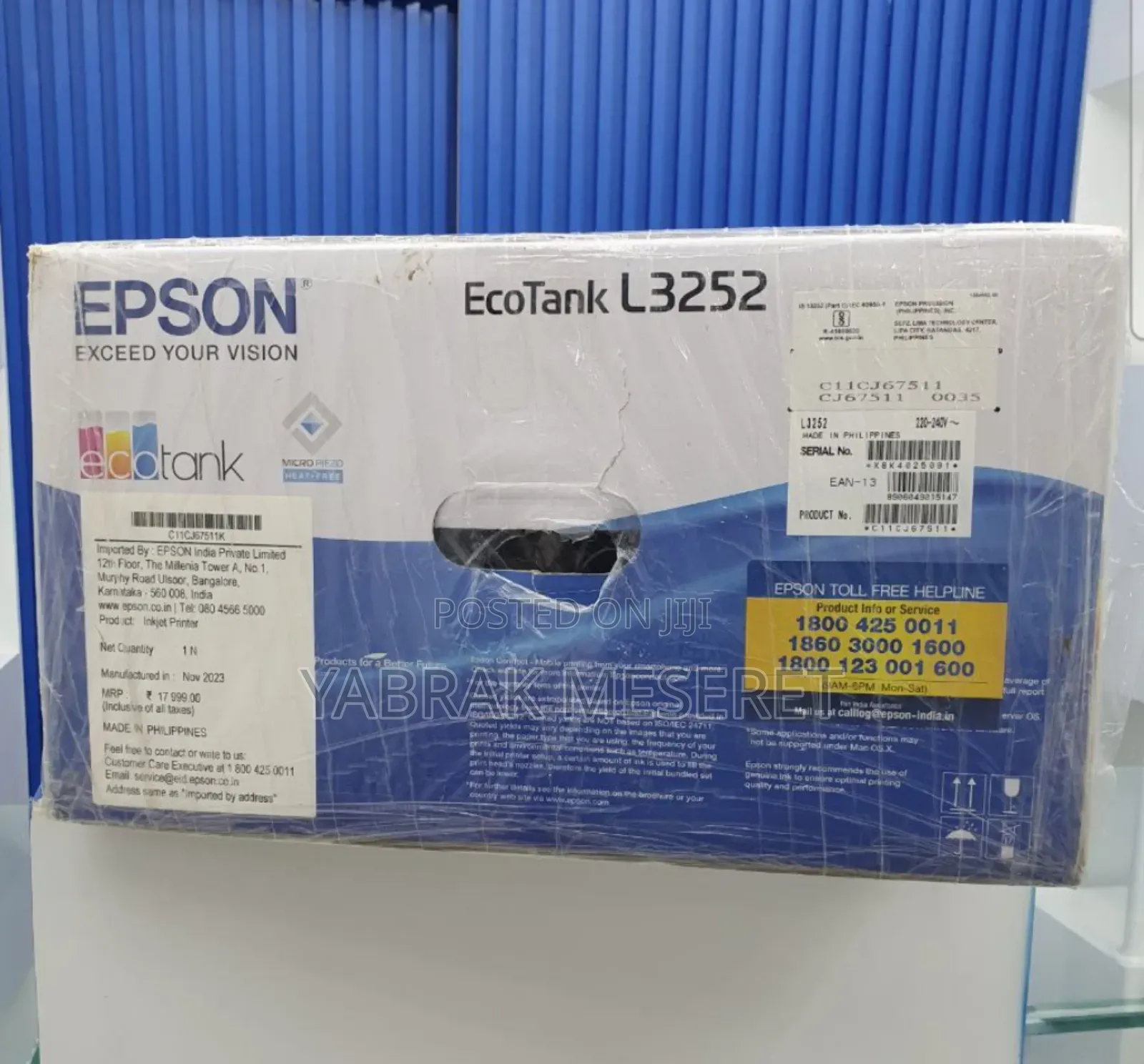 L3252 Epson Ecotank L3252 All-in-One Ink Tan