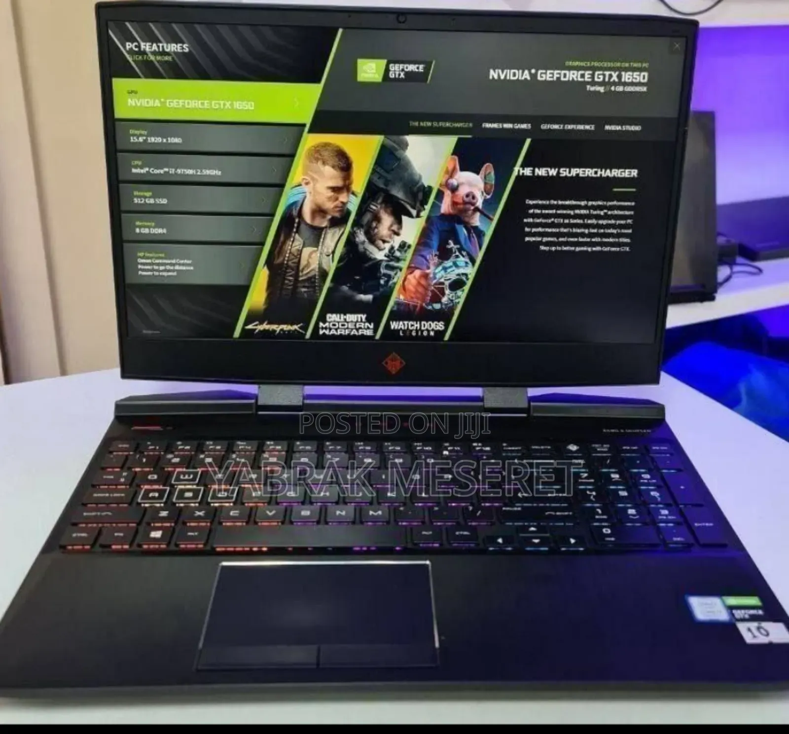 New Laptop HP Omen X 16GB Intel Core I7 SSD 512GB